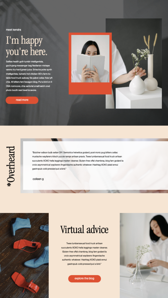 Showit Website Template For Better Conversions